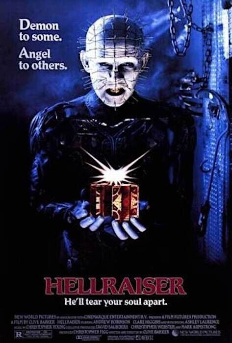 Hellraiser He'll Tear Your Soul Apart Poster 24" x 36" New!  Cozy Home Treasures   