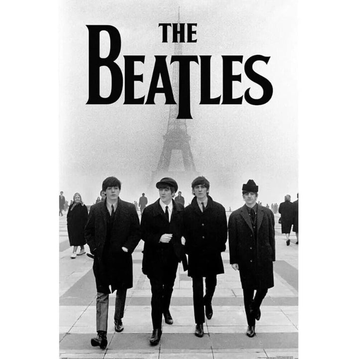 The Beatles Black & White Eiffel Tower Poster 24" x 36" New! Art:Art Posters Cozy Home Treasures   