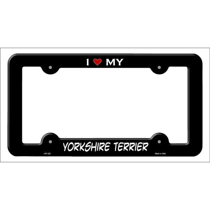 I Love My Yorkshire Terrier Metal License Plate Frame eBay Motors:Parts & Accessories:Car & Truck Parts & Accessories:Exterior Parts & Accessories:License Plates & Frames Unbranded   