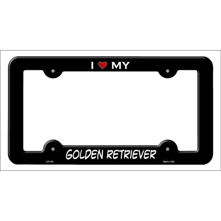 I Love My Golden Retriever Metal License Plate Frame eBay Motors:Parts & Accessories:Car & Truck Parts & Accessories:Exterior Parts & Accessories:License Plates & Frames Unbranded   