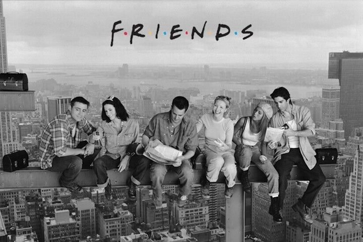 Friends Television Show Poster "Friends Over New York" 24" x 36" New! Art:Art Posters Cozy Home Treasures   