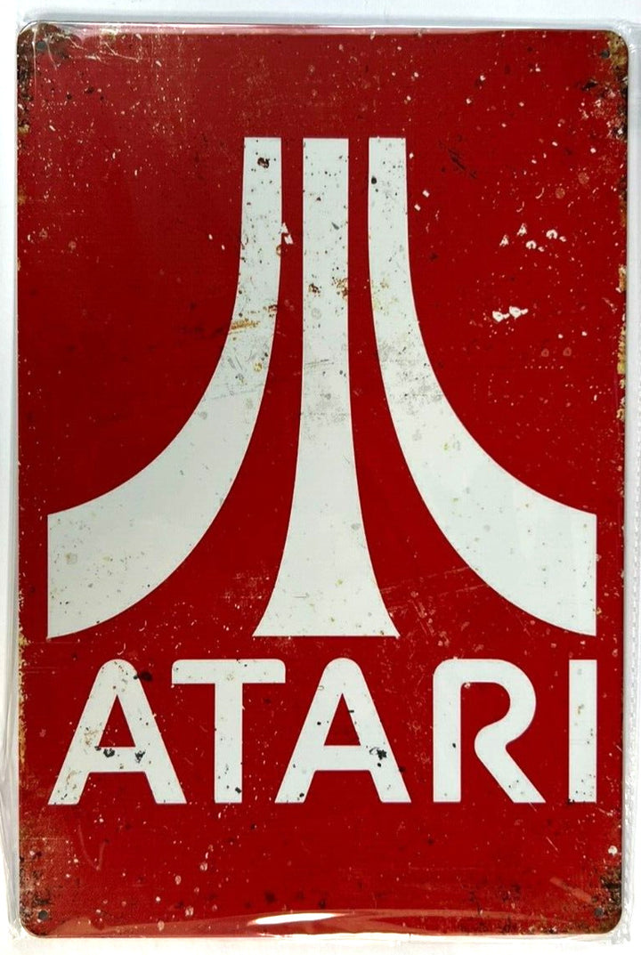 Atari Vintage Novelty Metal Sign 12" x 8" Wall Art Home & Garden:Home Décor:Plaques & Signs Cozy Home Treasures   