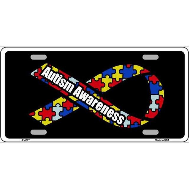 Autism Awareness Ribbon Metal Novelty License Plate eBay Motors:Parts & Accessories:Car & Truck Parts & Accessories:Exterior Parts & Accessories:License Plates & Frames Unbranded   