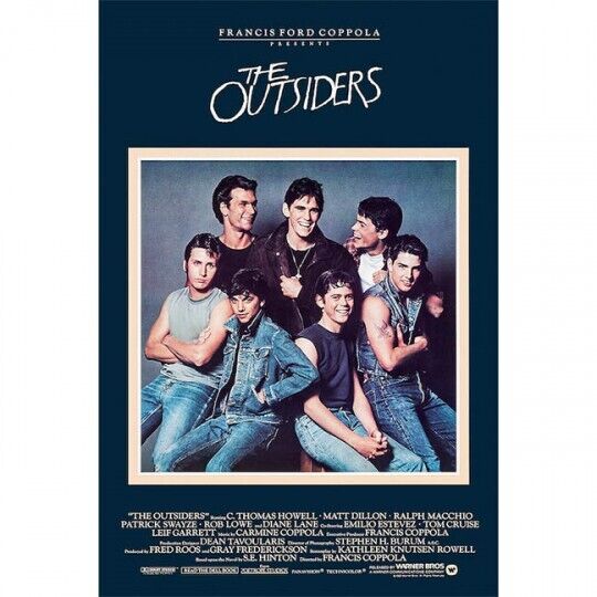 The Outsiders Movie Poster 24" x 36" Art:Art Posters Cozy Home Treasures   