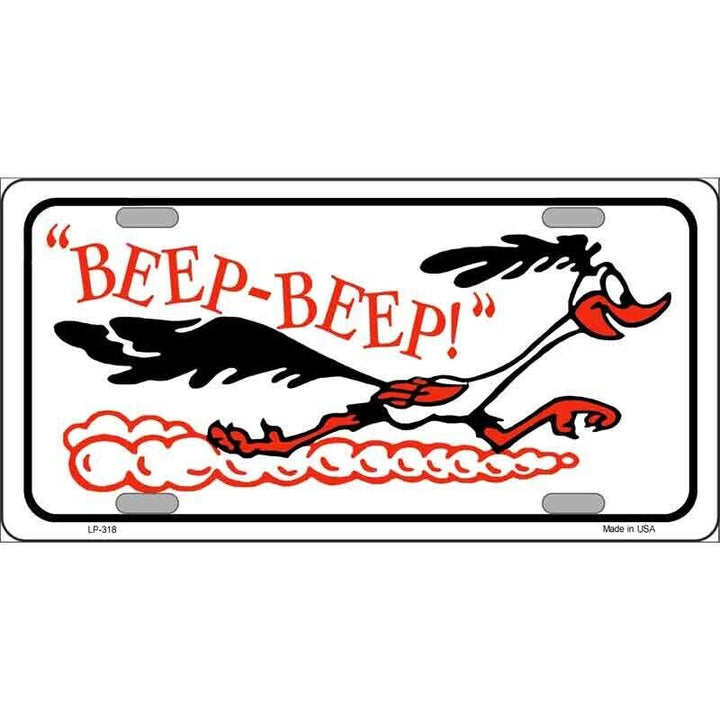 Beep Beep Roadrunner Novelty License Plate 8" x 12' NEW! eBay Motors:Parts & Accessories:Car & Truck Parts & Accessories:Exterior Parts & Accessories:License Plates & Frames Unbranded   