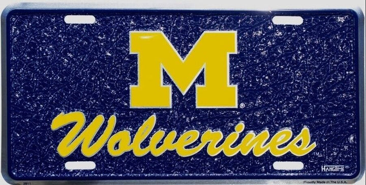 Michigan Wolverines Mosaic Collegiate Licensed Novelty License Plate eBay Motors:Parts & Accessories:Car & Truck Parts & Accessories:Exterior Parts & Accessories:License Plates & Frames Hangtime   