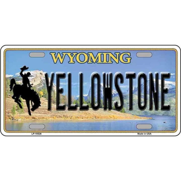 Yellowstone Wyoming Metal Novelty License Plate eBay Motors:Parts & Accessories:Car & Truck Parts & Accessories:Exterior Parts & Accessories:License Plates & Frames Unbranded   