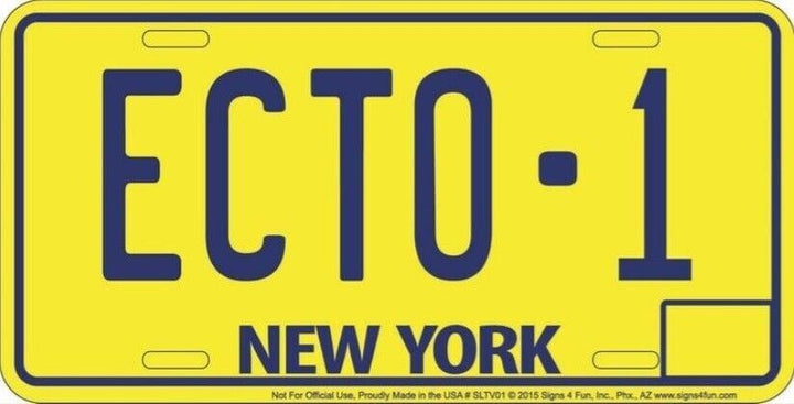 Ghostbusters ECTO-1 Novelty License Plate 6" x 12" eBay Motors:Parts & Accessories:Car & Truck Parts & Accessories:Exterior Parts & Accessories:License Plates & Frames Hangtime   