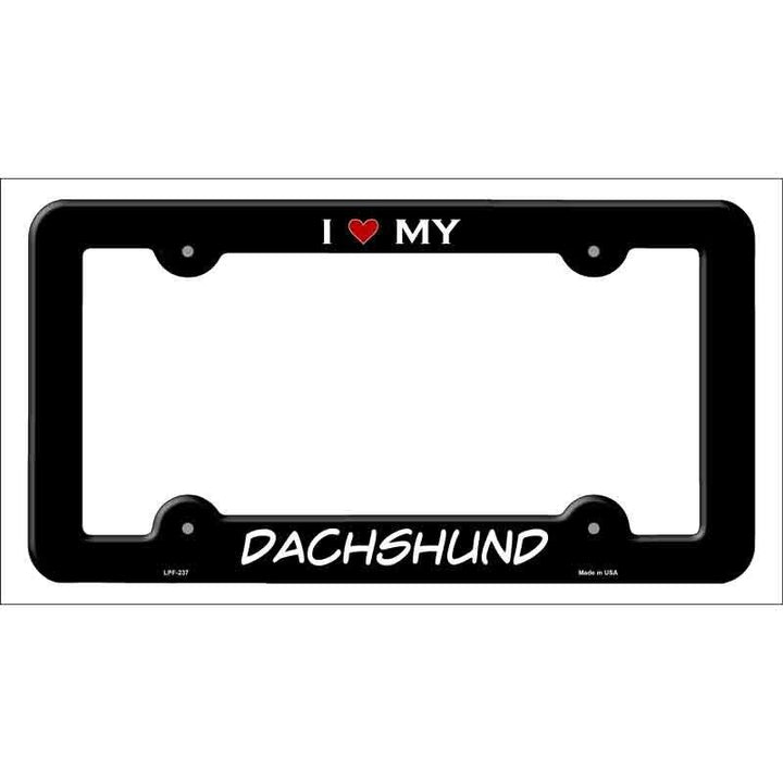 I Love My Dachshund Metal License Plate Frame eBay Motors:Parts & Accessories:Car & Truck Parts & Accessories:Exterior Parts & Accessories:License Plates & Frames Unbranded   