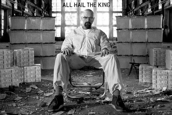 Breaking Bad All Hail The King Poster 24" x 36" New! Art:Art Posters Cozy Home Treasures   