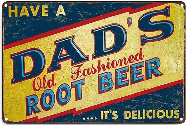 Have A Dad's Old Fashioned Root  Beer Novelty Metal Sign 8" x 12" Wall Art Home & Garden:Home Décor:Plaques & Signs Cozy Home Treasures   