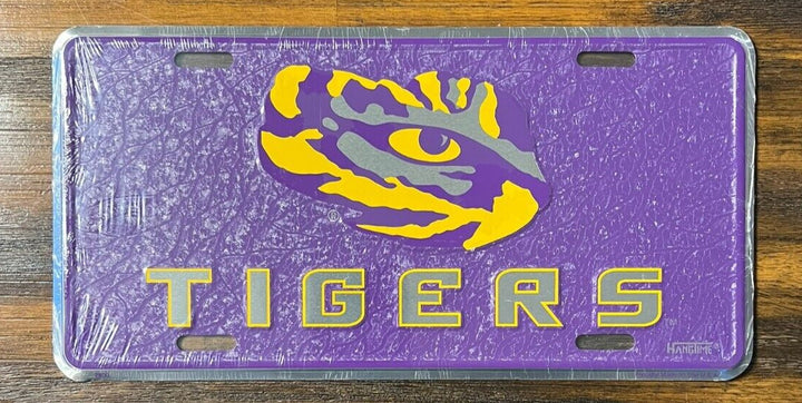 Louisiana State Tigers Mosaic Collegiate Licensed Novelty License Plate 6" x 12" eBay Motors:Parts & Accessories:Car & Truck Parts & Accessories:Exterior Parts & Accessories:License Plates & Frames Hangtime   