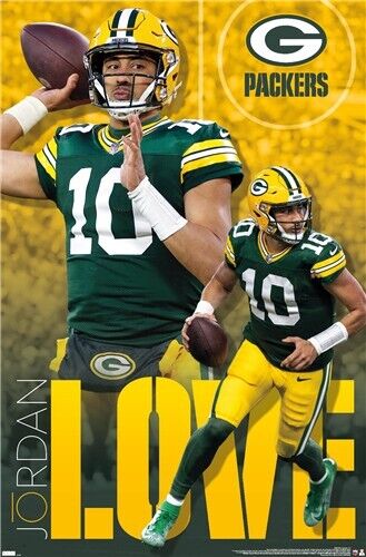 NFL Green Bay Packers Jordan Love Poster 22.375" x 34" NEW! Home & Garden:Home Décor:Posters & Prints Trends   