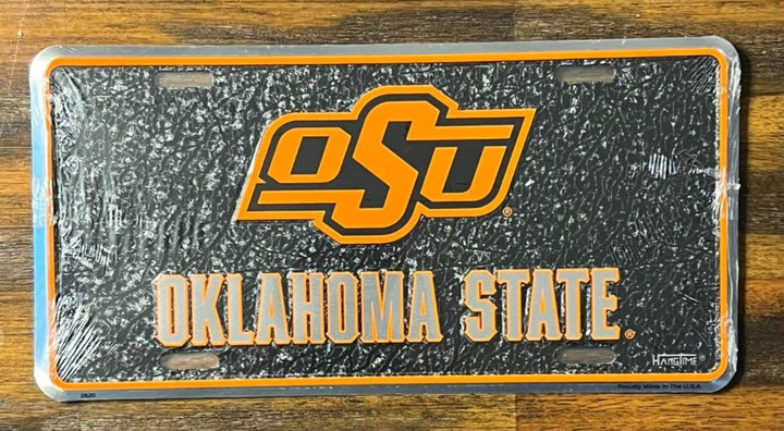 Oklahoma State Mosaic Collegiate Licensed Novelty License Plate 6" x 12" eBay Motors:Parts & Accessories:Car & Truck Parts & Accessories:Exterior Parts & Accessories:License Plates & Frames Hangtime   