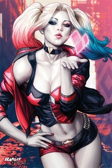 Batman Harley Quinn Movie Poster 24" x 36" New! Art:Art Posters Cozy Home Treasures   