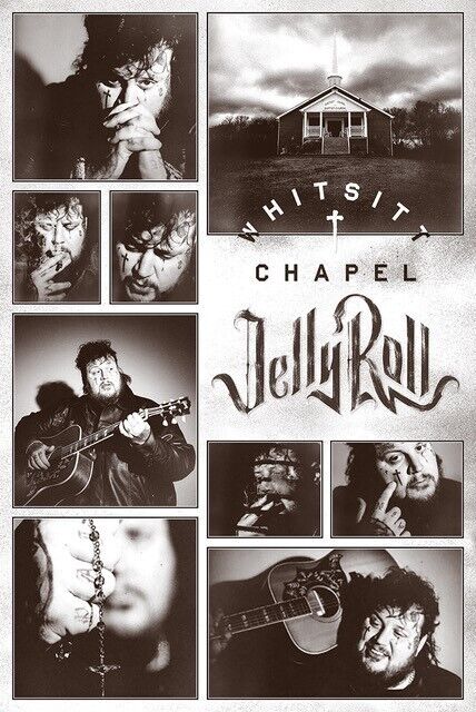 Jelly Roll Whitsitt Chapel Licensed Poster  24" x 36" New! Art:Art Posters Cozy Home Treasures   