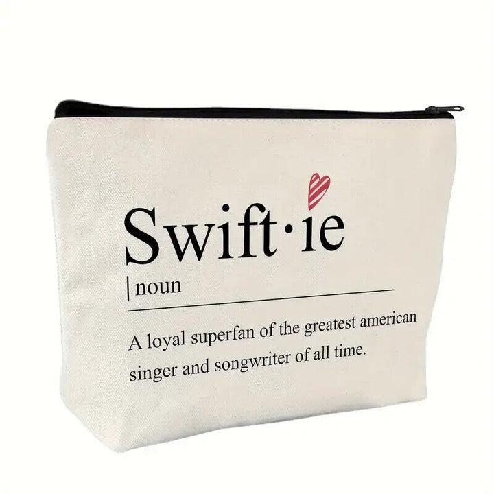 Swiftie Makeup or Accessory Canvas Bag Double-Sided Print 6.9" x 9.25" x 1.6" Health & Beauty:Makeup:Makeup Bags & Cases Unbranded   