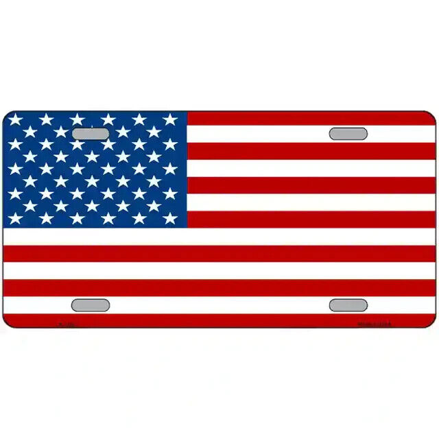 American Flag USA License Plate 8" x 12' NEW! eBay Motors:Parts & Accessories:Car & Truck Parts & Accessories:Exterior Parts & Accessories:License Plates & Frames Cozy Home Treasures   