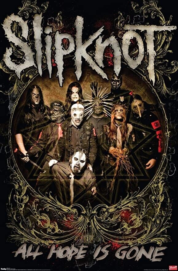 Slipknot All Hope Is Gone Poster 24" x 36" New! Art:Art Posters Cozy Home Treasures   