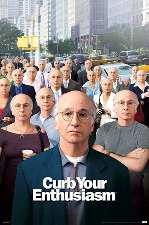 Curb Your Enthusiasm Larry David Poster 24" x 36" NEW! Art:Art Posters Cozy Home Treasures   