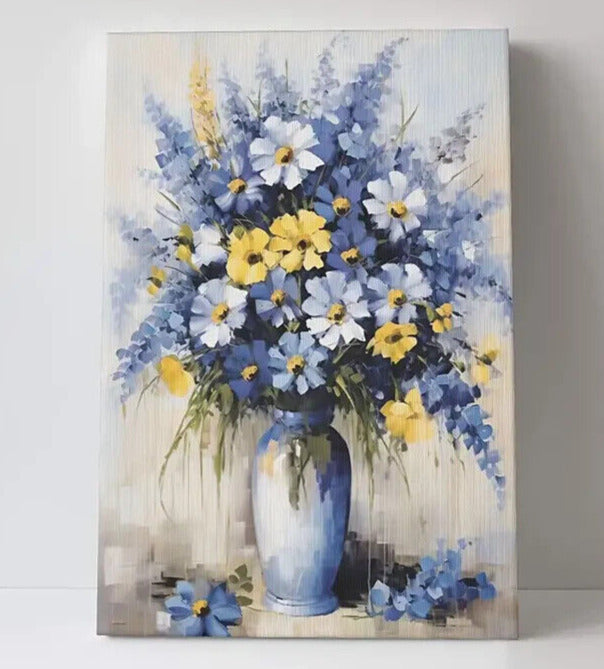 Beautiful Flower Bouquet Artistic Canvas Print Framed 12" x 16" Wall Art Home & Garden:Home Décor:Posters & Prints Unbranded   