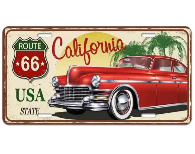 Route 66 California Novelty Metal License Plate NEW! eBay Motors:Parts & Accessories:Car & Truck Parts & Accessories:Exterior Parts & Accessories:License Plates & Frames Cozy Home Treasures   