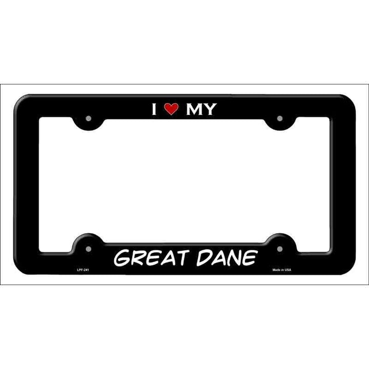 I Love My Great Dane Metal License Plate Frame eBay Motors:Parts & Accessories:Car & Truck Parts & Accessories:Exterior Parts & Accessories:License Plates & Frames Unbranded   