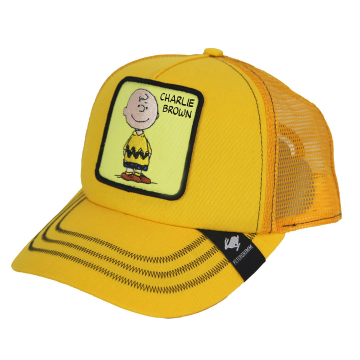 Charlie Brown Peanuts Adjustable Cotton Mesh Trucker Hat  Doba Default  