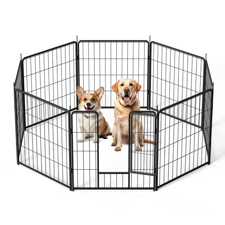 Dog Playpen Indoor Outdoor, 24" Height  Doba   