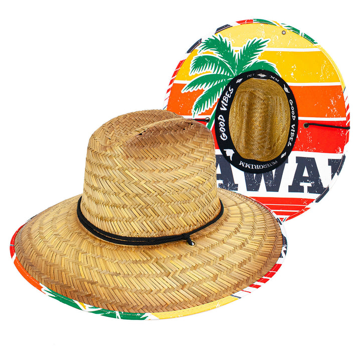 Hawaii Straw Lifeguard Hat  Doba Default  