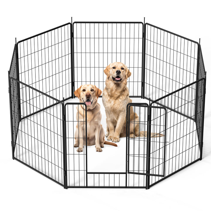 Dog Playpen Indoor Outdoor, 32" Height  Doba as Pic  