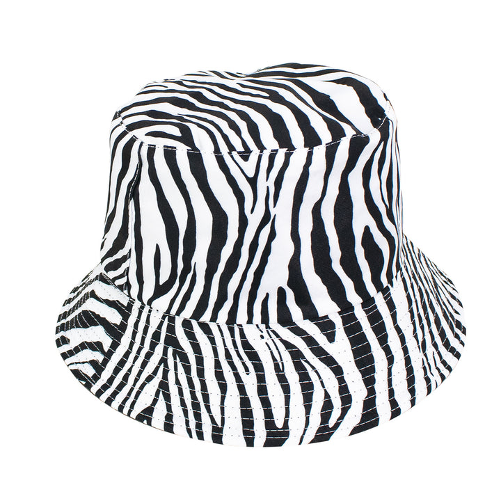 Zebra Polyester Bucket Hat  Doba Default  