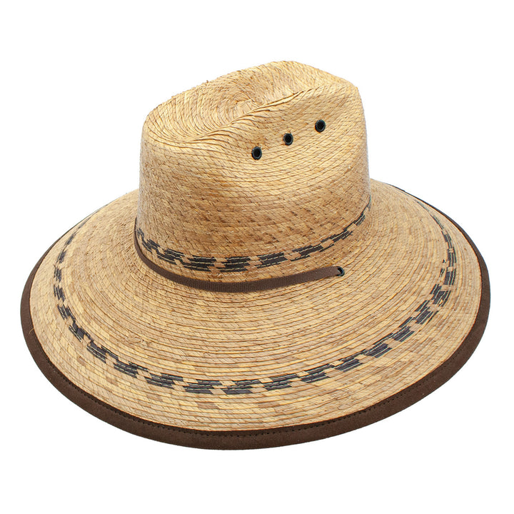 Alejandro Palm Leaf Wide Brim Sun Lifeguard Hat  Doba Default  