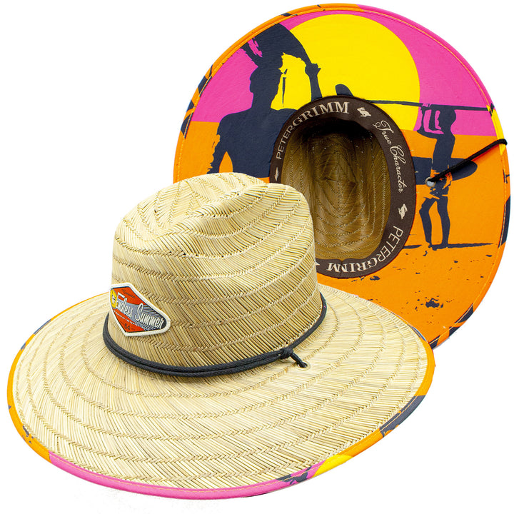 Endless Summer Underbrim Straw Lifeguard Hat  Doba Default  