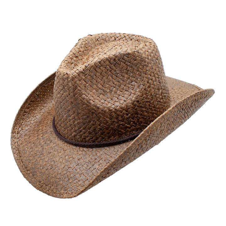 Bandit Toyo Straw 3.5 Inch Brim Braided Cowboy Drifter Hat  Doba Default  