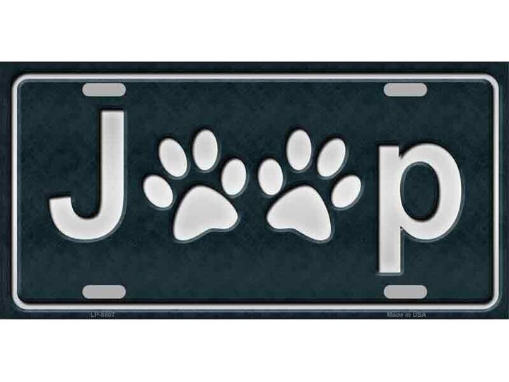 Jeep Metal Novelty License Plate License Plate Cozy Home Treasures   